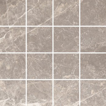 Керамогранит VITRA MARMOSTONE VITRA Мозаика Темный Греж Лаппато R9 Ректификат 7.5X7.5