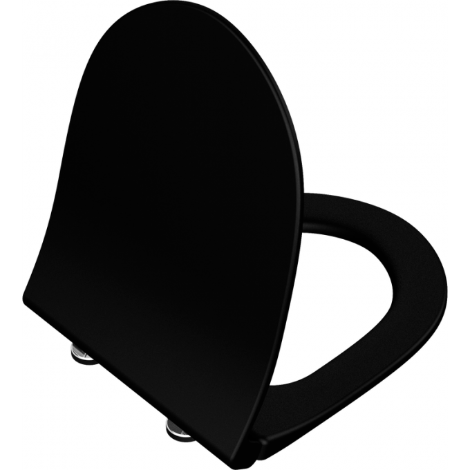 Крышка-сиденье VITRA SENTO с микролифтом, матовая черная 120-483-009