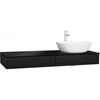 Модуль под раковину VITRA ORIGIN 120 см с выдвижным ящиком, правосторонний, черный дуб
