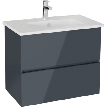 Тумба с раковиной VITRA MIA PLUS SQUARE 69741, 80 см, подвесная