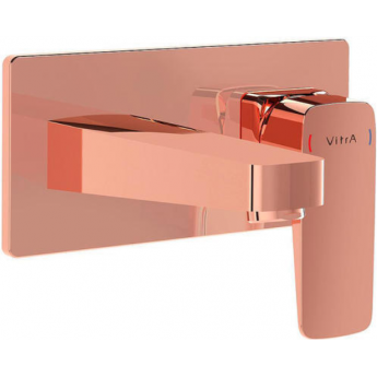 Встроенный смеситель VITRA ROOT SQUARE A4273829EXP для раковины медь